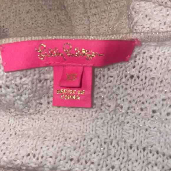 Lilly Pulitzer Cardigan cocunut gold - Picture 3 of 4